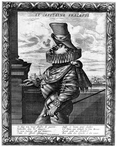 Capitaine Fracasse, um 120-1670, 1924 von Abraham Bosse