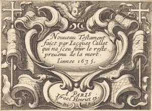 Frontispiz für Callots "Das Neue Testament" von Abraham Bosse