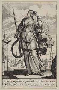 Gerechtigkeit, 1636 von Abraham Bosse