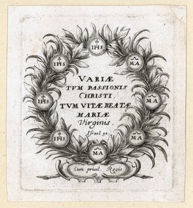 Die Wunder der Passion. Frontispiz für Callots (Gravur) von Abraham Bosse