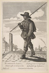 Der Schornsteinfeger, Mitte bis Ende des 17. Jahrhunderts von Abraham Bosse