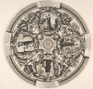 Die vier Jahreszeiten, Mitte bis Ende des 17. Jahrhunderts von Abraham Bosse