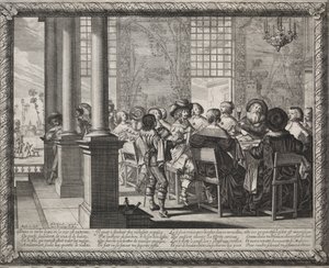 Der verlorene Sohn: Das Fest zu Ehren der Rückkehr des Verlorenen von Abraham Bosse