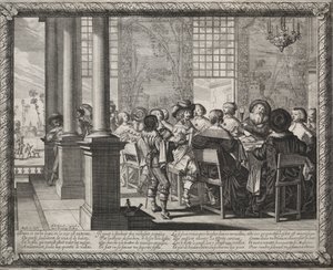 Der verlorene Sohn: Das Fest zu Ehren der Rückkehr des Verlorenen von Abraham Bosse