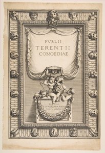 Titelseite: Komödien von Terence Publii Terentii Comoediae, 1642