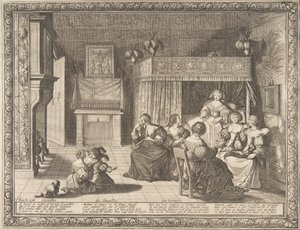 Besuch bei der neuen Mutter, 1633