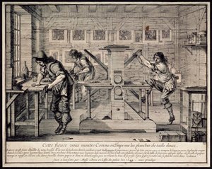 Werkstatt eines Graveurs, 1642
