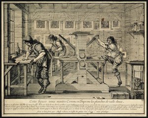 Werkstatt eines Graveurs, 1642
