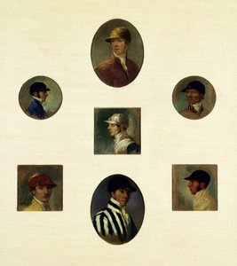 Studien von Jockeys, ca. 1830 von Abraham Cooper