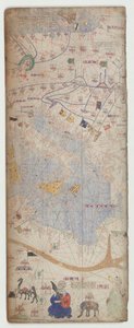 Katalanischer Atlas, Blatt 7 von Abraham Cresques