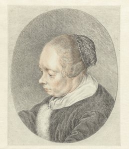 Die Spinnerin (Detail) von Abraham Delfos