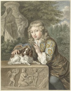 Junge mit Hund