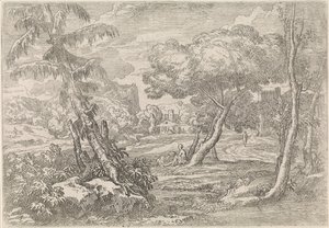 Waldlandschaft von Abraham Genoels