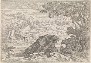 Landschaft mit Fluss