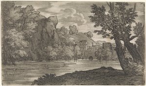 Landschaft mit Fluss