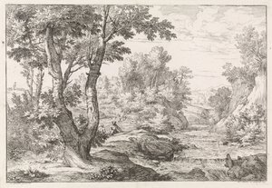 Landschaft mit Fluss