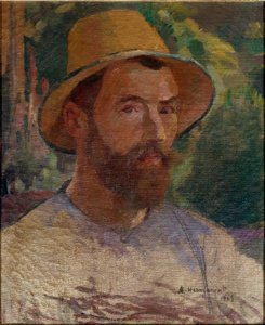 Selbstporträt Abraham Hermanjat