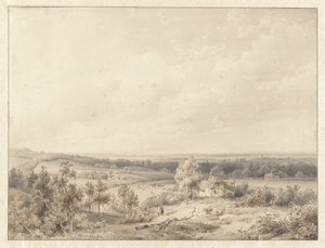 Ansicht Richtung Alkmaar von der Düne in Schoorl