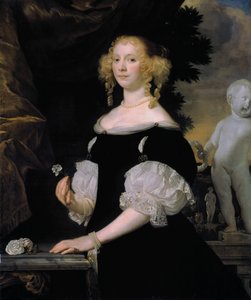Porträt einer Frau, 1670 von Abraham Lambert Jacobsz Tempel van den