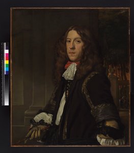 Porträt eines Mannes von Abraham Lamberts Jacobsz van den Tempel