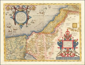 Karte von Palästina, 1573