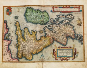 Angliae, Scotiae, et Hiberniae, sive Britannicar: Insularum descriptio (England, Schottland und Irland, auch bekannt als die Britischen Inseln)