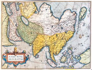 Asien von Abraham Ortelius