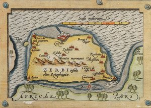 Detail von Zerbi aus der Karte der Mittelmeerinseln