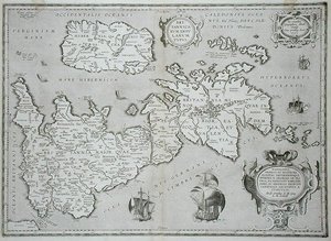 Karte von Großbritannien und Irland