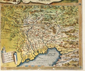 Karte der Region Friaul-Julisch Venetien aus Theatrum Orbis Terrarum von Abraham Ortelius von Abraham Ortelius