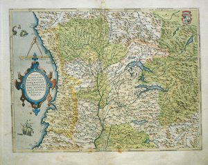 Karte des Herzogtums Mailand, Italien, aus Theatrum Orbis Terrarum von Abraham Ortelius von Abraham Ortelius