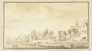 Ansicht von Montfoort von Abraham Rademaker