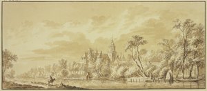 Schloss Nijenrode an der Vecht von Abraham Rademaker