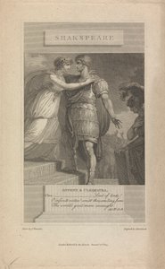 Antonius und Cleopatra Akt IV Szene 8 von Abraham Raimbach