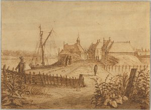 Blick auf einen Teil der Stadt Amsterdam von Abraham Rutgers