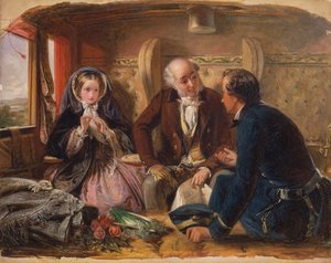 Erste Klasse—Das Treffen. „Und beim ersten Treffen geliebt.“ von Abraham Solomon