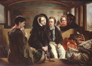 Zweite Klasse - Der Abschied, um 1855