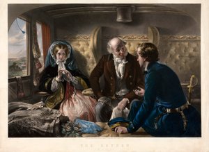 Die Rückkehr Erste Klasse, veröffentlicht 1857 von Abraham Solomon
