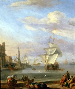 Ein niederländischer Hafen von Abraham Storck