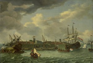 Die Insel Onrust bei Batavia
