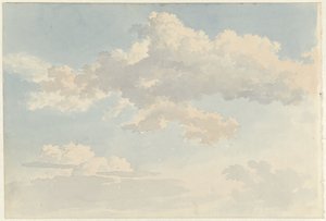 Wolken gegen blauen Himmel