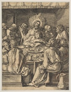 Das letzte Abendmahl, aus Die kleine Passion, Kopie, n.d. von Abraham Waesberge