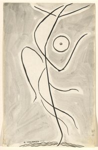 Tanzabstraktion: Isadora Duncan von Abraham Walkowitz