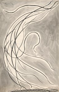 Rhythmische Linien: Tanzabstraktion von Abraham Walkowitz