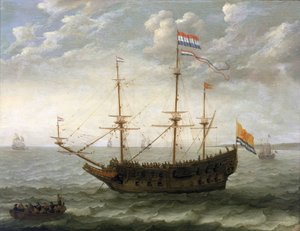 Ein Schiff aus Zeeland (Niederlande)