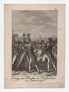 Einzug der Franken in Amsterdam von Abraham Wolfgang Küffner