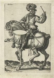 Deutscher Tambour zu Pferd von Abraham de Bruyn (attributed to)