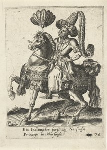 Indischer Fürst zu Pferd von Abraham de Bruyn (attributed to)