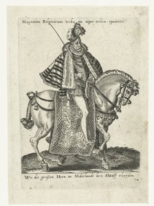 Niederländischer Herr zu Pferd von Abraham de Bruyn (attributed to)