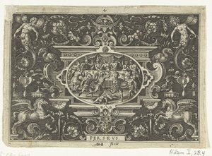Phineus stört die Hochzeit von Perseus und Andromeda
